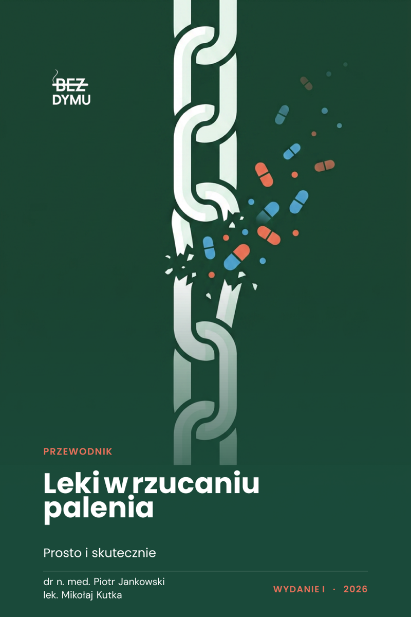 Okładka ebooka „Leki w rzucaniu palenia”